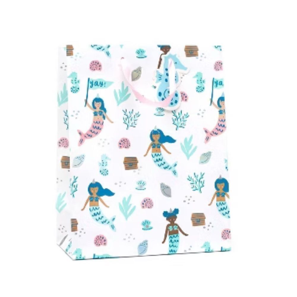 Mermaid Gift Bag with Tag from Spritz NWT